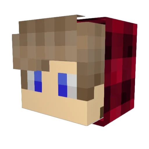 _Limonchik_ Minecraft avatar head, 3D render