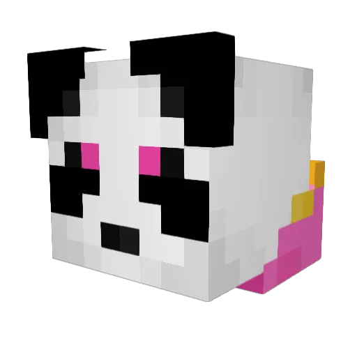 _Lion_De_Feu_ Minecraft avatar head, 3D render