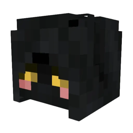 _Lissia Minecraft avatar head, 3D render