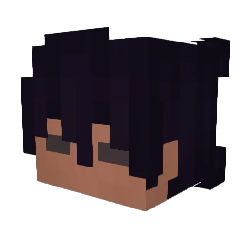 _LivicZ Minecraft avatar head, 3D render