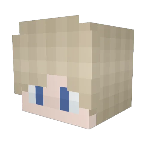 _LloydGarmadon Minecraft avatar head, 3D render