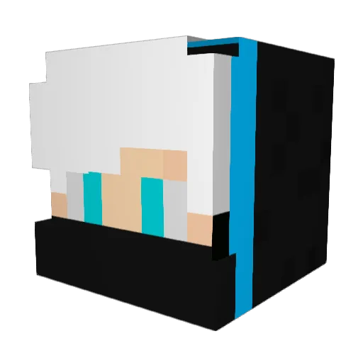 _LoKee_ Minecraft avatar head, 3D render