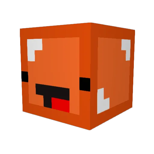_Looka Minecraft avatar head, 3D render