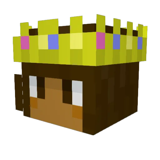 _LooseGoose_ Minecraft avatar head, 3D render