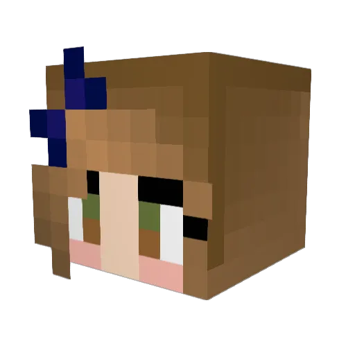 _LorIk_ Minecraft avatar head, 3D render