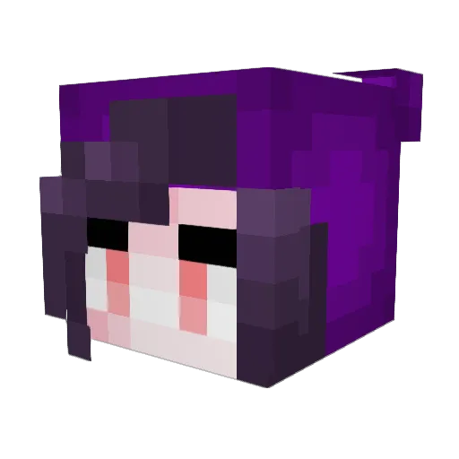 _Lorkian Minecraft avatar head, 3D render