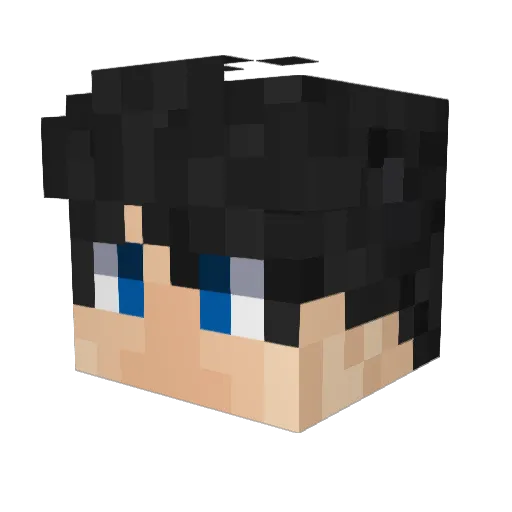 _Lotar_ Minecraft avatar head, 3D render