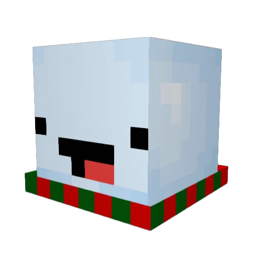 _Lou_27 Minecraft avatar head, 3D render