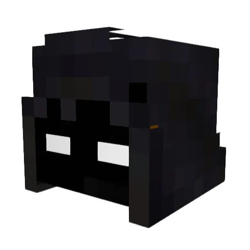 _Lpss_ Minecraft avatar head, 3D render