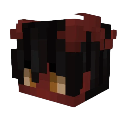 _Ludociel_ Minecraft avatar head, 3D render