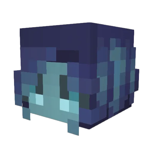 _LunarLapin_ Minecraft avatar head, 3D render
