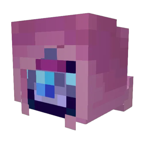 _LunarLotus Minecraft avatar head, 3D render