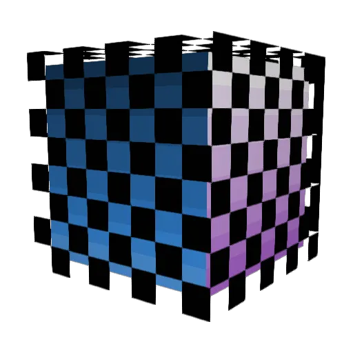 _Lunice Minecraft avatar head, 3D render