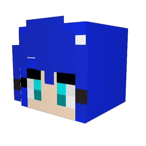 _LyRica1_ Minecraft avatar head, 3D render