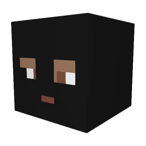 _Lyka_ Minecraft avatar head, 3D render