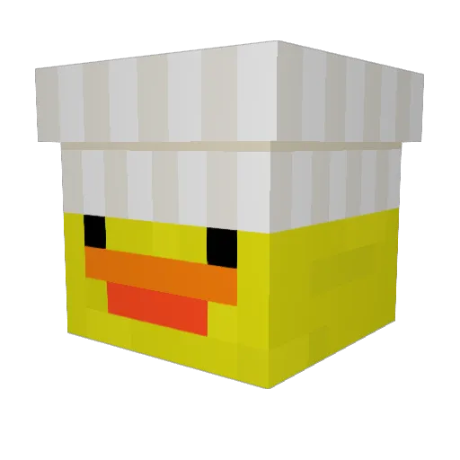 _Lymus_ Minecraft avatar head, 3D render
