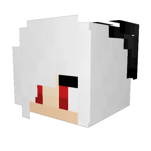 _Lynn_Arcane_ Minecraft avatar head, 3D render