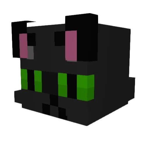 _Lynx_98 Minecraft avatar head, 3D render