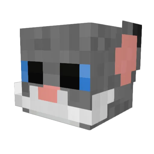 _Lynxx__ Minecraft avatar head, 3D render