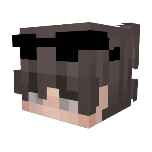 _Lyyynx_ Minecraft avatar head, 3D render