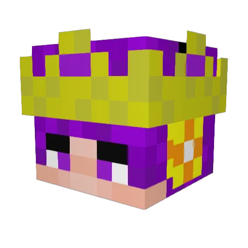 _M0n1R_ Minecraft avatar head, 3D render