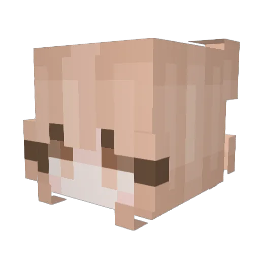 _M1styc_ Minecraft avatar head, 3D render