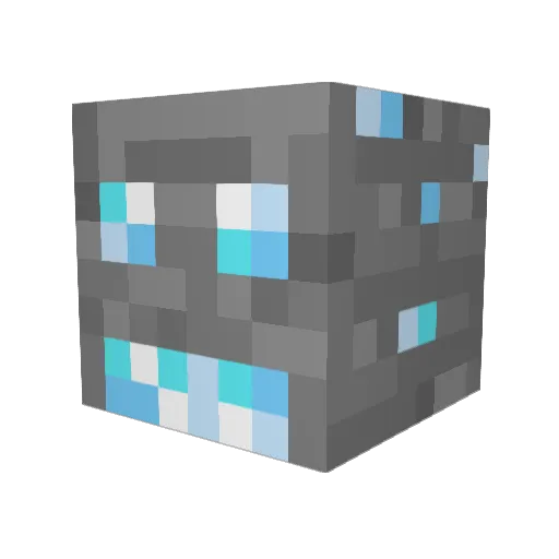 _MAXI_Z_ Minecraft avatar head, 3D render