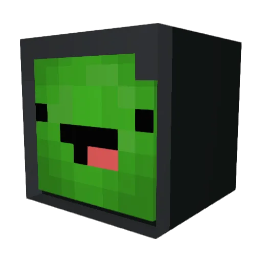 _MEBD_ Minecraft avatar head, 3D render
