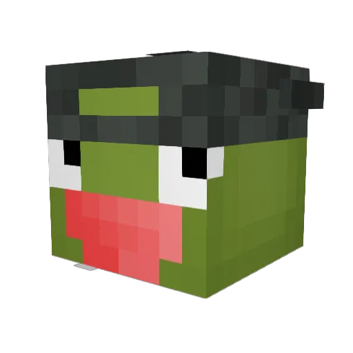 _MEDUSA_ Minecraft avatar head, 3D render