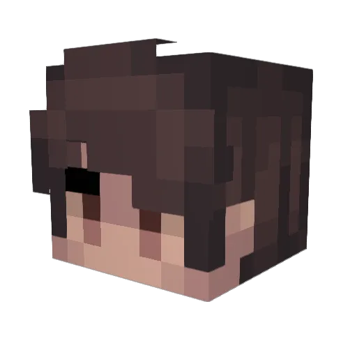 _MIR__ Minecraft avatar head, 3D render