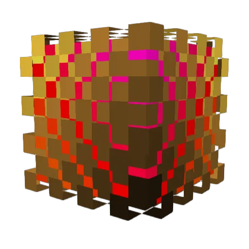 _MMK_ Minecraft avatar head, 3D render