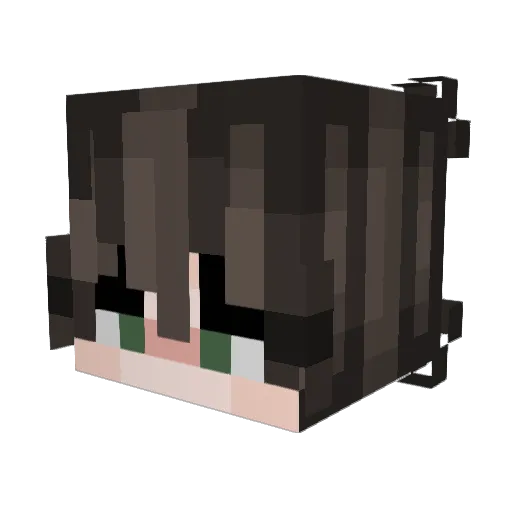 _MPH_ Minecraft avatar head, 3D render