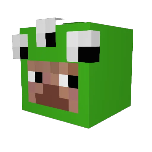 _MRKIRBY Minecraft avatar head, 3D render