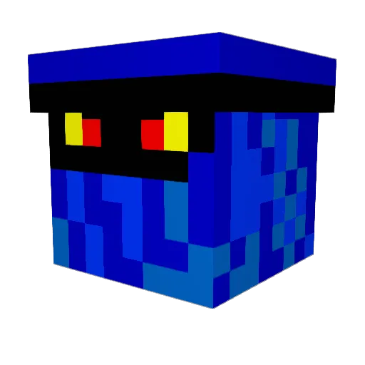 _MR_DARK_ Minecraft avatar head, 3D render