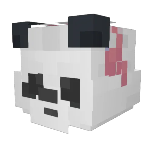 _M_a_r_i_a Minecraft avatar head, 3D render