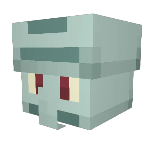 _M_oney Minecraft avatar head, 3D render