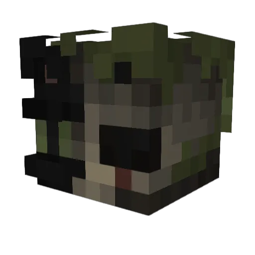 _MaD_CaT_ Minecraft avatar head, 3D render