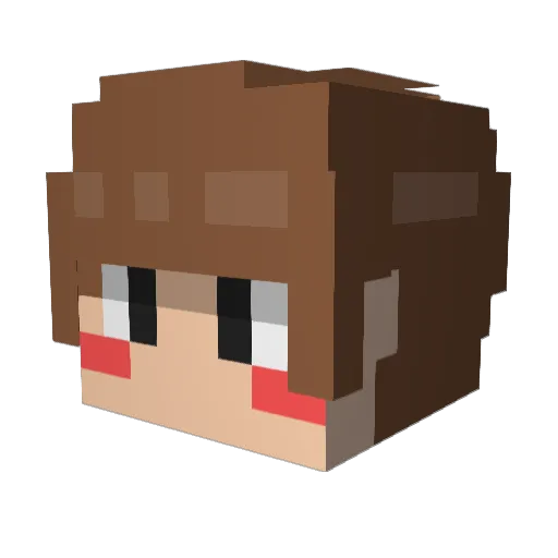 _MaNBo_JH Minecraft avatar head, 3D render