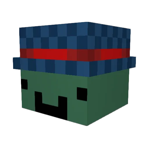 _Mackan Minecraft avatar head, 3D render