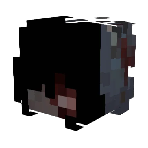 _Madlivee Minecraft avatar head, 3D render