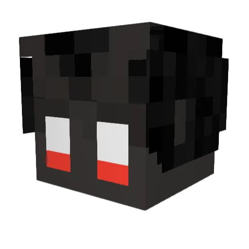 _Mahli_ Minecraft avatar head, 3D render