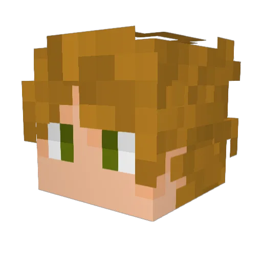 _Mak3r_ Minecraft avatar head, 3D render