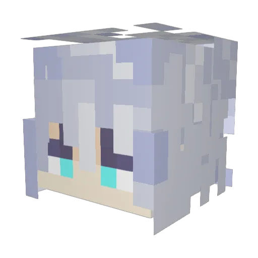 _Makka_Pakka__ Minecraft avatar head, 3D render
