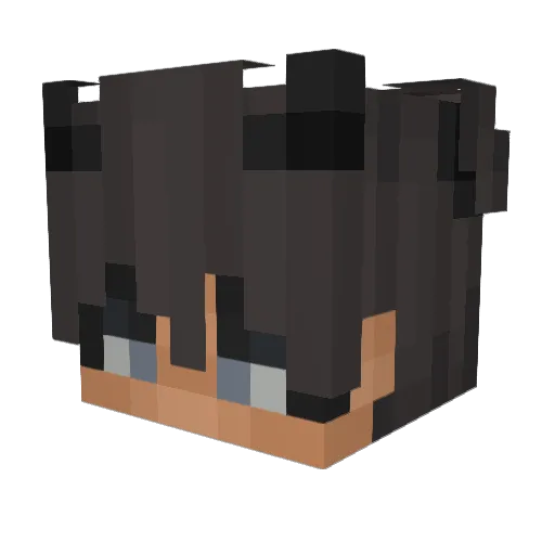 _Maksioo_ Minecraft avatar head, 3D render
