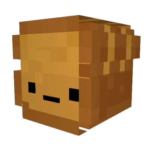 _Malah_ Minecraft avatar head, 3D render