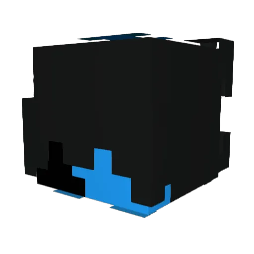 _Mapk_ Minecraft avatar head, 3D render