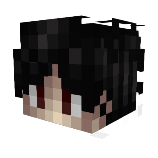 _Maquito Minecraft avatar head, 3D render