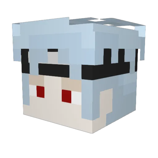 _Marc0s_ Minecraft avatar head, 3D render