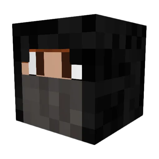 _Marcelik_ Minecraft avatar head, 3D render
