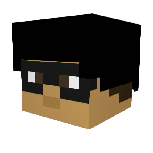 _Margax_ Minecraft avatar head, 3D render